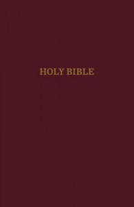 KJV, Gift and Award Bible, Imitation Leather, Burgundy, Red Letter Edition - 2876022650