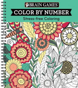 Brain Games - Color by Number: Stress-Free Coloring (Green) - 2876326893