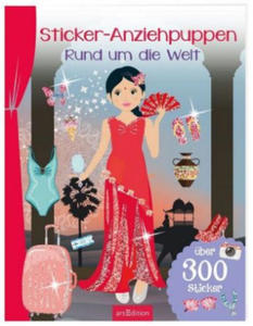 Sticker-Anziehpuppen Rund um die Welt - 2874073725