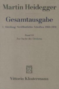 Zur Sache des Denkens (1962-1964) - 2878321059