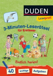 3-Minuten-Lesertsel fr Erstleser: Endlich Ferien! - 2874912012