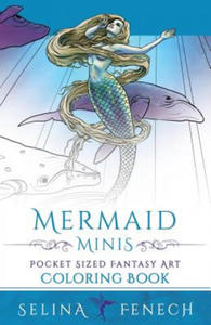 Mermaid Minis - Pocket Sized Fantasy Art Coloring Book - 2867114279