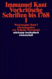 Vorkritische Schriften bis 1768. Tl.1 - 2877758555