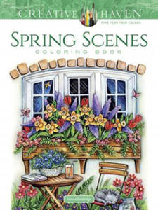 Creative Haven - Spring Scenes Coloring Book - 2843907514