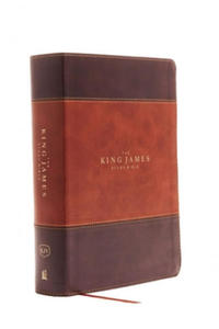 KJV, The King James Study Bible, Leathersoft, Brown, Thumb Indexed, Red Letter, Full-Color Edition - 2874168731