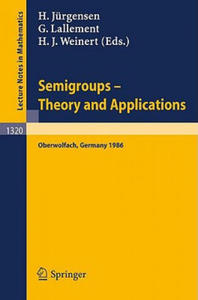 Semigroups. Theory and Applications - 2877967307