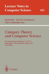 Category Theory and Computer Science - 2867121837