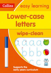 Lower Case Letters Age 3-5 Wipe Clean Activity Book - 2867908391