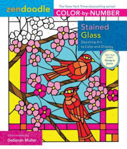 Zendoodle Color-by-Number: Stained Glass - 2866866309