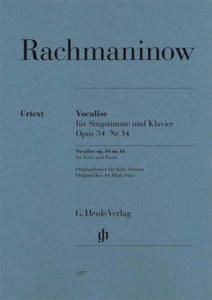 Vocalise op. 34 no. 14 for Voice and Piano - 2877609042