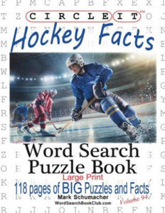 Circle It, Ice Hockey Facts, Large Print, Word Search, Puzzle Book - 2867142540