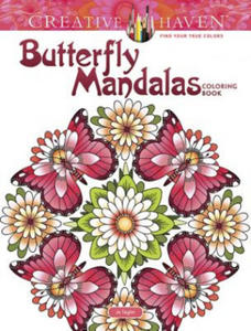 Creative Haven Butterfly Mandalas Coloring Book - 2877170498