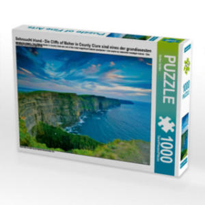 Sehnsucht Irland - Die Cliffs of Moher in County Clare sind eines der grandiosesten Naturschauspiele (Puzzle) - 2878878409