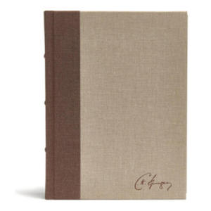 CSB Spurgeon Study Bible, Brown/Tan Cloth Over Board - 2875226570