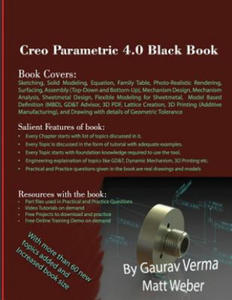 Creo Parametric 4.0 Black Book - 2867110373
