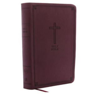 KJV Holy Bible, Personal Size Giant Print Reference Bible, Burgundy Leathersoft, 43,000 Cross References, Red Letter, Comfort Print: King James Versio - 2878316457