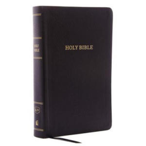 KJV Holy Bible, Personal Size Giant Print Reference Bible, Black Bonded Leather, Thumb Indexed, 43,000 Cross References, Red Letter, Comfort Print: Ki - 2876226052