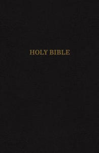 KJV Holy Bible, Super Giant Print Reference Bible, Black Leather-look, Thumb Indexed, 43,000 Cross References, Red Letter, Comfort Print: King James - 2871791606