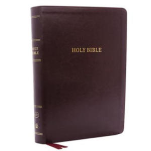 KJV Holy Bible, Super Giant Print Reference Bible, Deluxe Burgundy Leathersoft, 43,000 Cross References, Red Letter, Comfort Print: King James Version - 2869247084