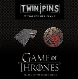 Game of Thrones Twin Pins: Stark and Targaryen Sigils - 2873996004