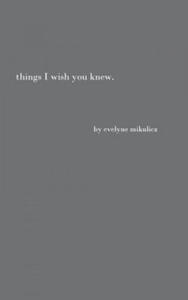 Things I Wish You Knew - 2863024814