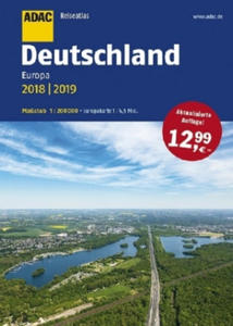 ADAC Reiseatlas Deutschland, Europa 2018/2019 1:200 000 - 2867592126