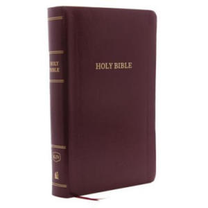 KJV Holy Bible, Personal Size Giant Print Reference Bible, Burgundy Leather-Look, 43,000 Cross References, Red Letter, Comfort Print: King James Versi - 2876327114