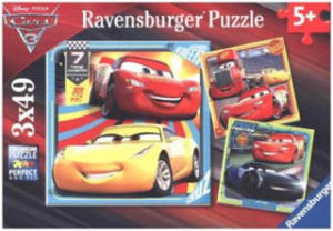 Ravensburger Kinderpuzzle - 08015 Bunte Flitzer - Puzzle fr Kinder ab 5 Jahren, Disney Cars Puzzle mit 3x49 Teilen - 2878166295