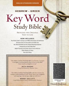 The Hebrew-Greek Key Word Study Bible: ESV Edition, Black Bonded Leather Indexed - 2877645945