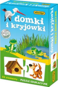 Domki i kryjwki Puzzle edukacyjne - 2878630902