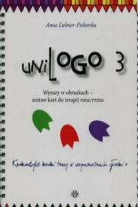 UniLogo 3 Wyrazy w obrazkach zestaw kart do terapii rotacyzmu - 2876028139