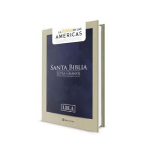 LBLA Santa Biblia, Letra grande tamano manual, Tapa Dura - 2873992856