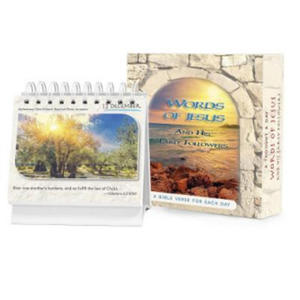 Words of Jesus and His Early Followers: A 365 Day Perpetual Calendar / Daily Desktop Quotebook - 2867097999