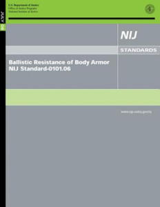 Ballistic Resistance of Body Armor NIJ Standard-0101.06 - 2871887712