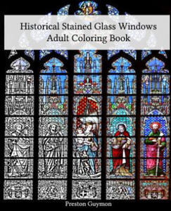 Historical Stained Glass Windows Adult Coloring Book - 2872210992