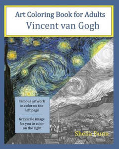 Art Coloring Book for Adults: Vincent van Gogh - 2865198148