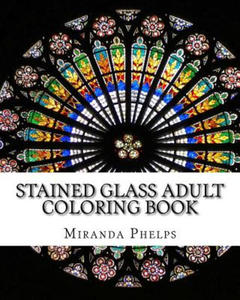 Stained Glass Adult Coloring Book - 2857420700