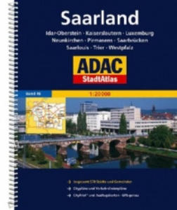 ADAC Stadtatlas Saarland, Westpfalz 1:20.000 - 2874805024