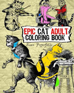 Epic Cat Adult Coloring Book - 2875681213