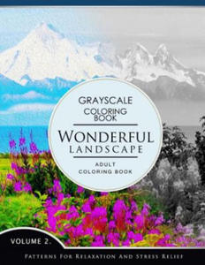 Wonderful Landscape Volume 2: Grayscale coloring books for adults Relaxation (Adult Coloring Books Series, grayscale fantasy coloring books) - 2858344060