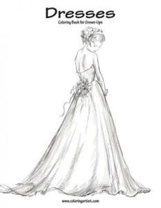 Dresses Coloring Book for Grown-Ups 1 - 2869666126