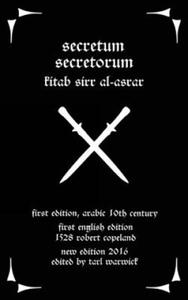 Secretum Secretorum: Kitab Sirr Al-Asrar - 2861859056