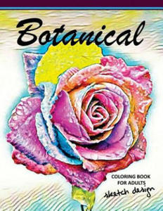 Botanical Coloring Books for Adults: A Sketch grayscale coloring books beginner (High Quality picture) - 2857958290