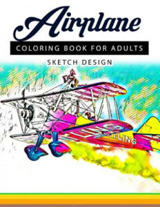 Airplane Coloring Books for Adults: A Sketch grayscale coloring books beginner (High Quality picture) - 2877766002