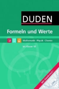 Formeln und Werte - Sekundarstufe I - 2873617844