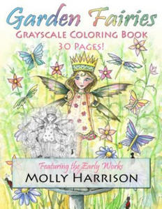 Garden Fairies Grayscale Coloring Book - 2867130795