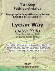 Turkey Fethiye-Antalya Topographic Map Atlas with Index 1 - 2868256720