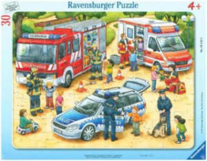 Ravensburger Kinderpuzzle - 06144 Spannende Berufe - Rahmenpuzzle fr Kinder ab 4 Jahren, mit 30 Teilen - 2877953282