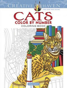 Creative Haven Cats Color by Number Coloring Book - 2861864791