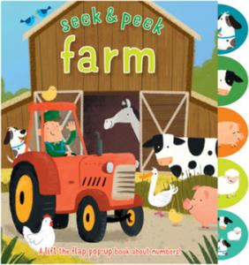 Seek & Peek Farm: A Lift the Flap Pop-Up Book about Numbers! - 2877176290